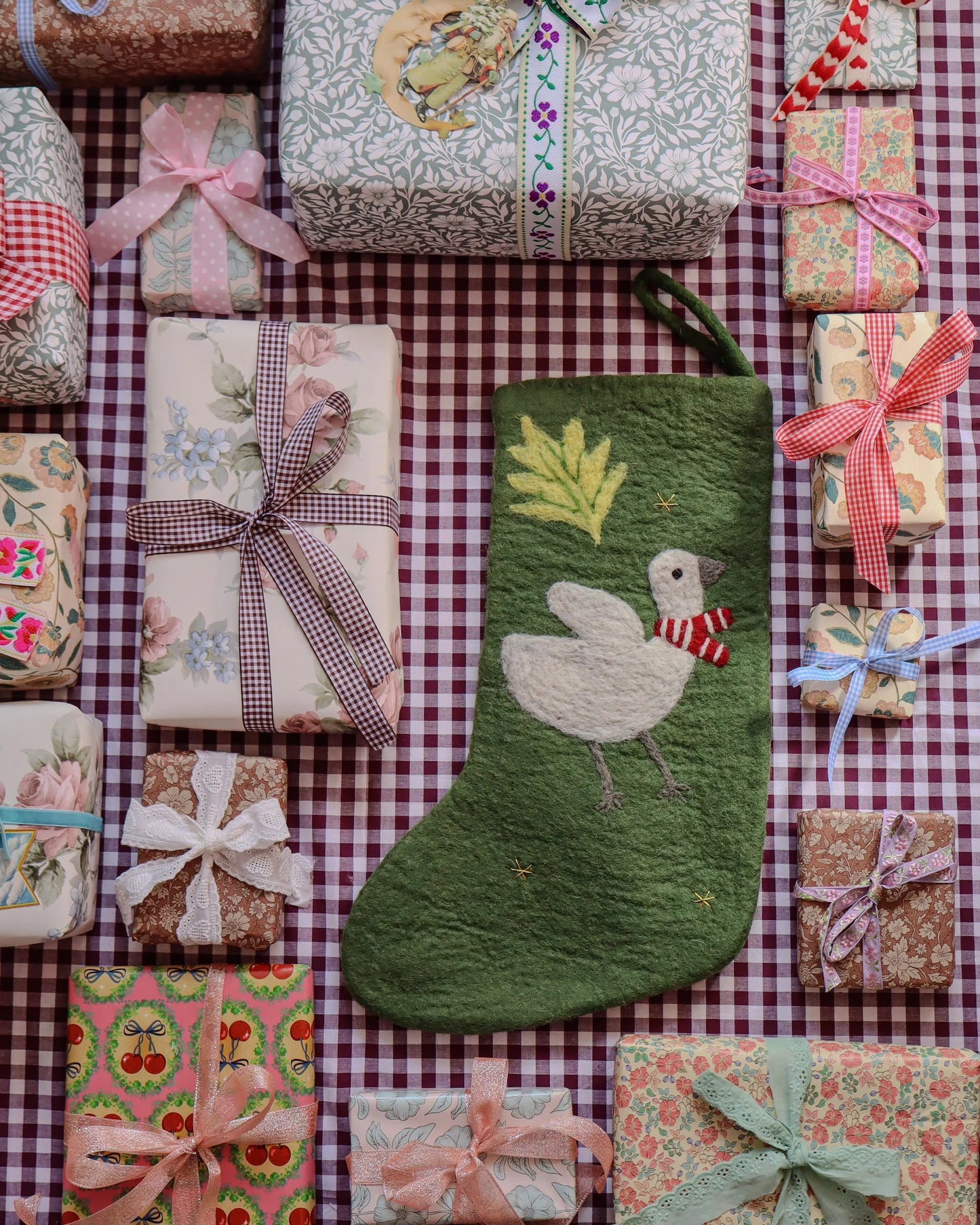 Phile Christmas Stocking Dove