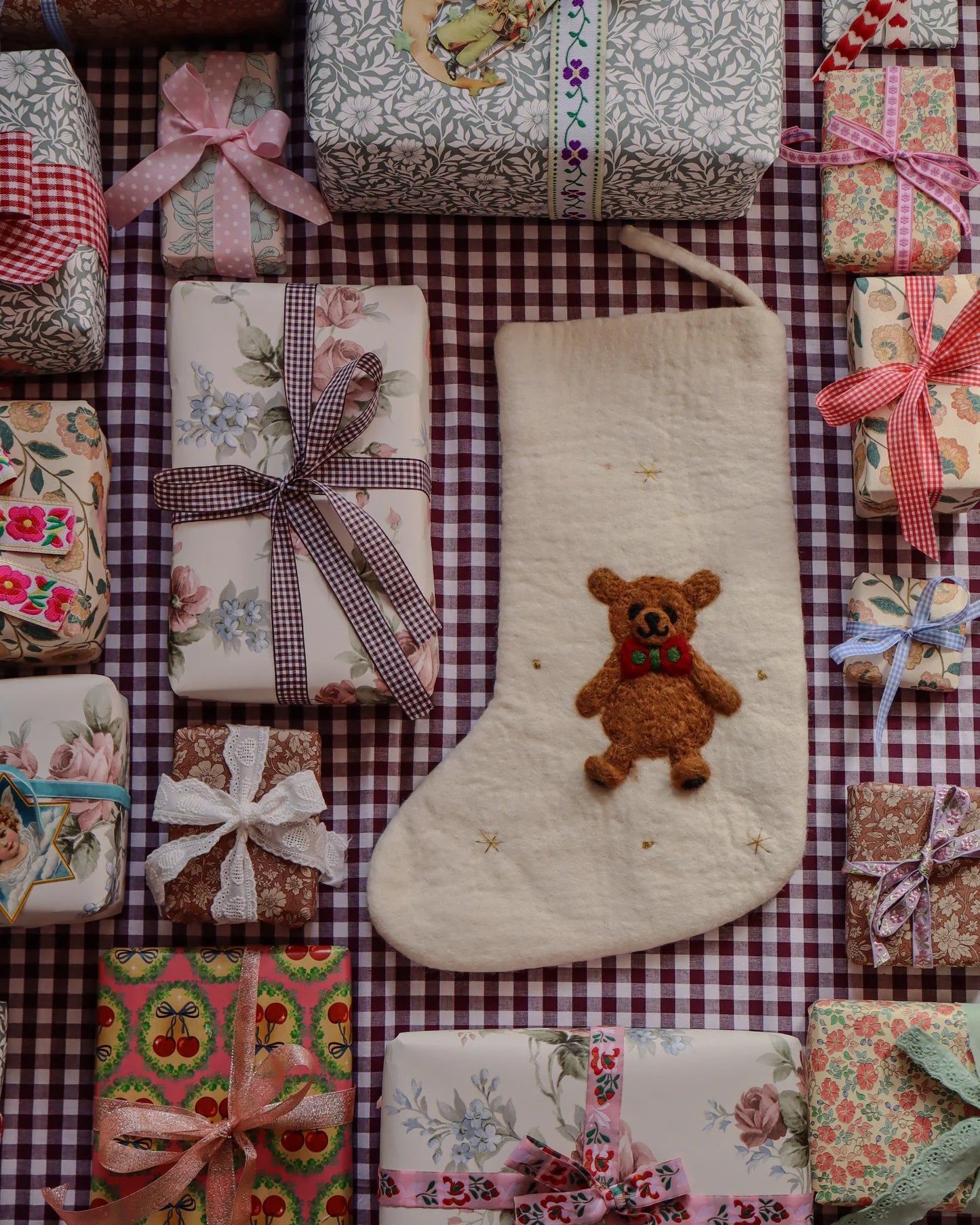 Phile Christmas Stocking Teddy Bear