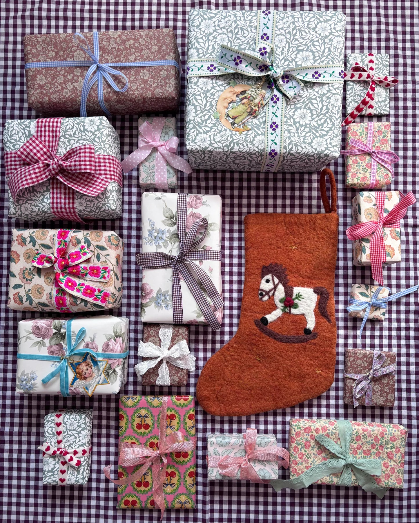 Phile Christmas Stocking Rocking Horse