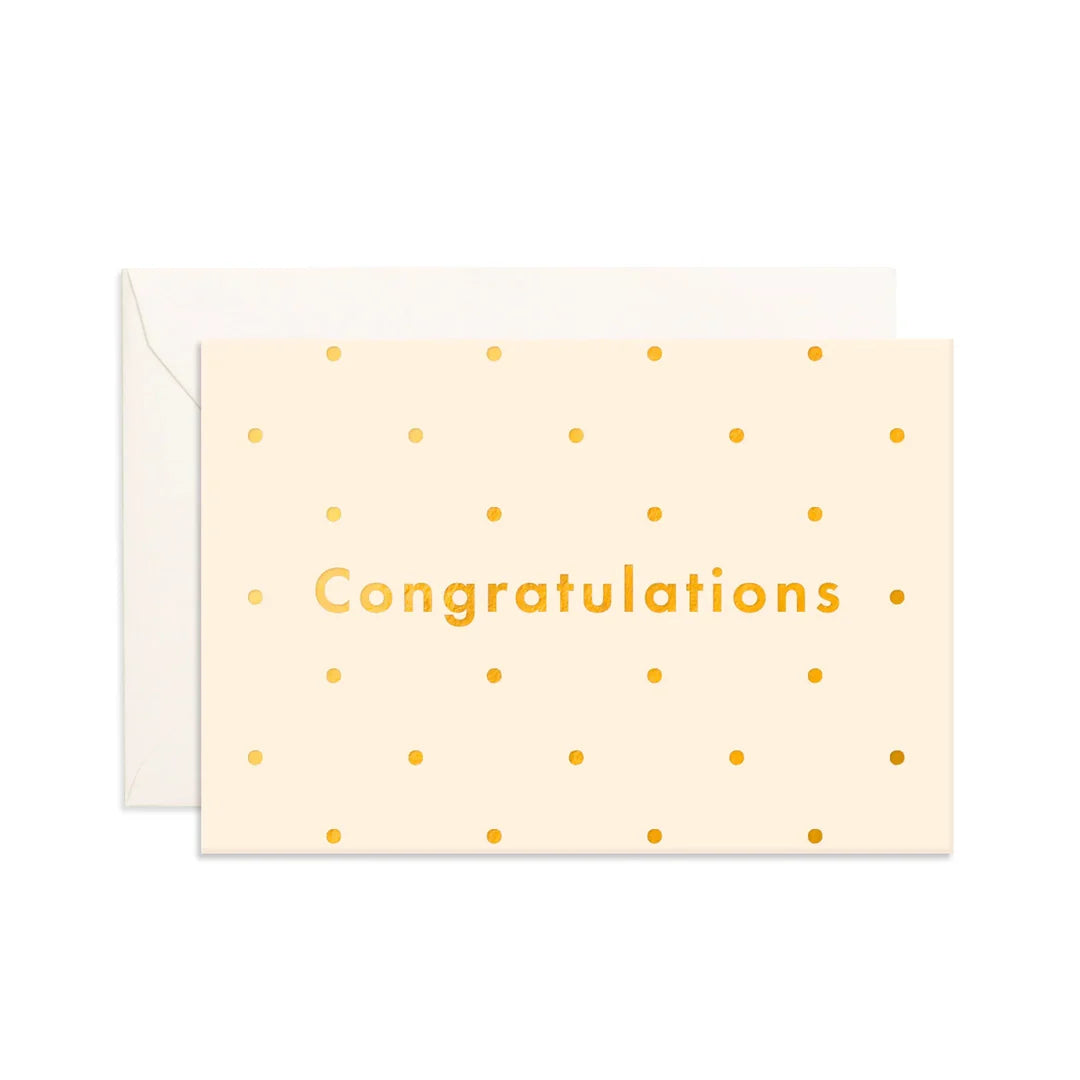 Fox & Fallow Congratulations Mini Card