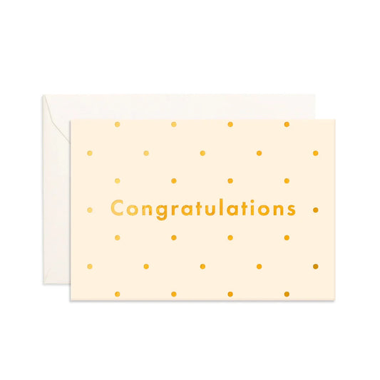 Fox & Fallow Congratulations Mini Card