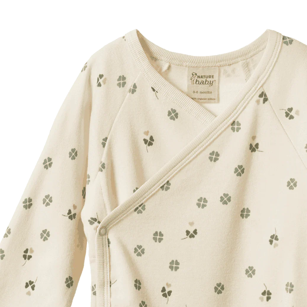 Nature Baby Long Sleeve Kimono Bodysuit
