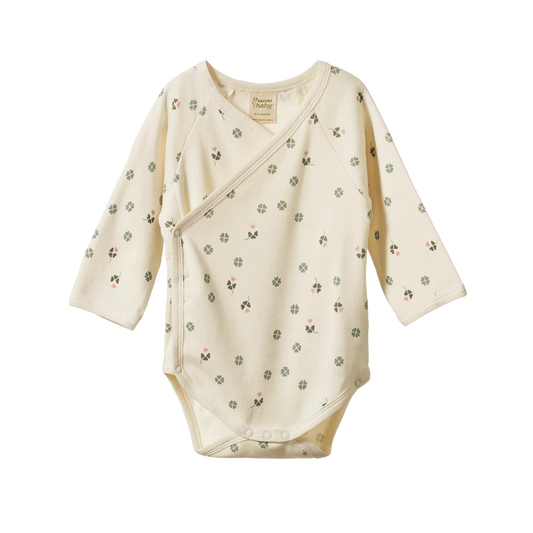 Nature Baby Long Sleeve Kimono Bodysuit