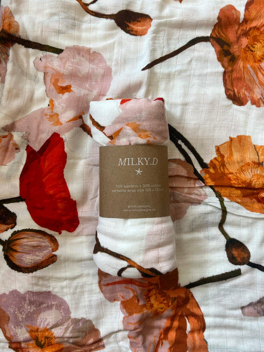 Milky Designs Poppy Wrap