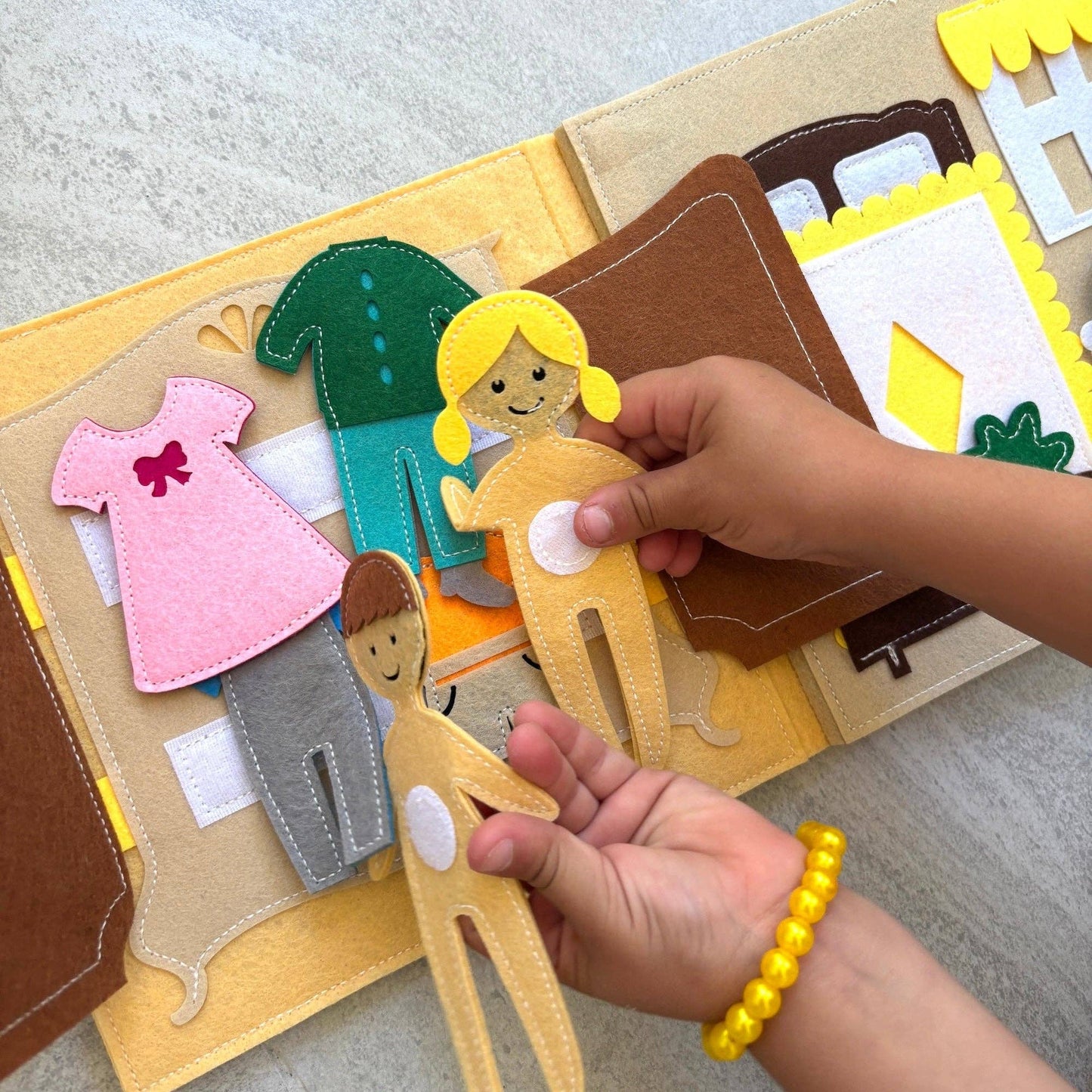 Sweet Home Felt Busy Book | Screen-Free Activity Book for Kids
