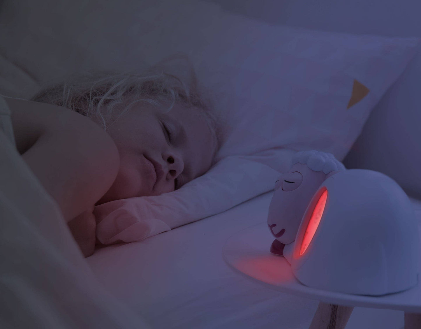 Sleep Trainer Clock - Sam The Lamb (Grey)