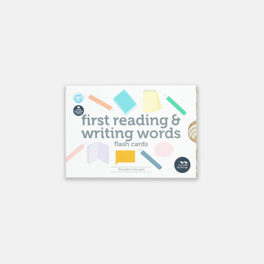 Two Little Ducklings First Reading & Writing Word Flash Cards