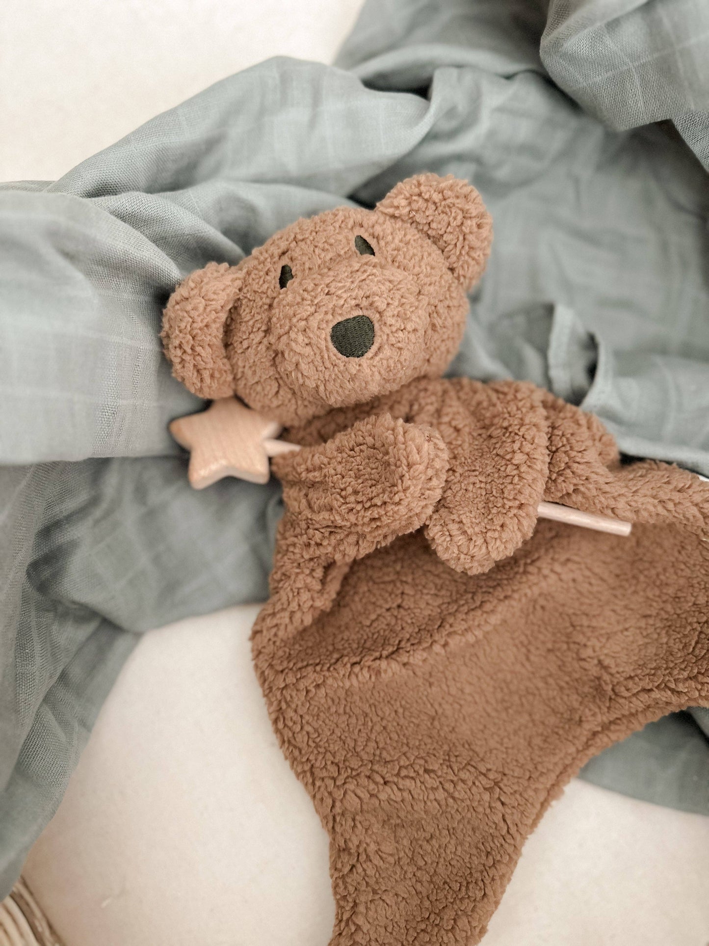 Pop Ya Tot Little Teddy Comforter Toy