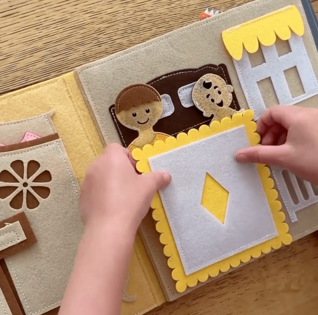 Sweet Home Felt Busy Book | Screen-Free Activity Book for Kids