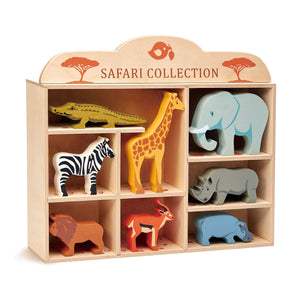 Wooden Safari collection with Display Case