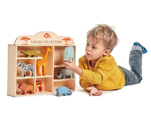 Wooden Safari collection with Display Case