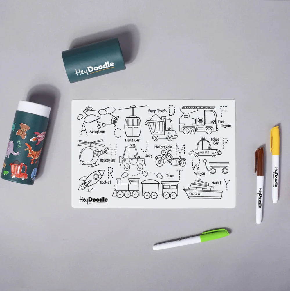 Hey Doodle - Reusable Silicon Activity Mini Mats