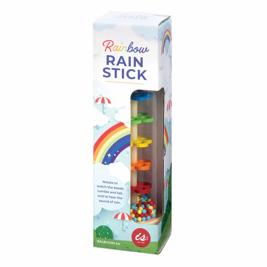 Rainbow rain stick