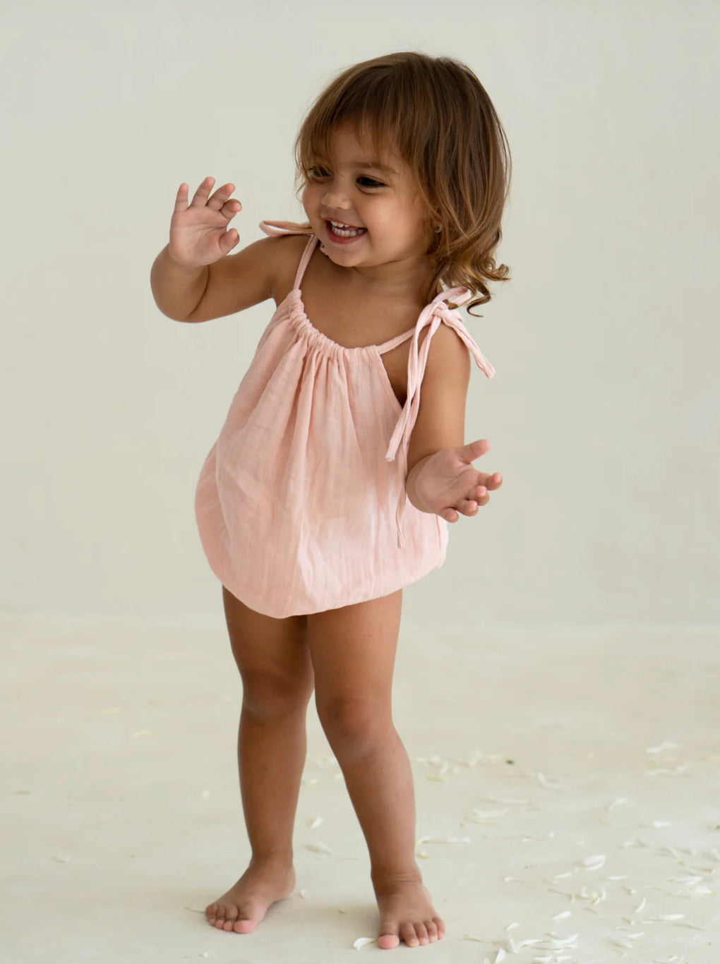 Lottie Romper - Peony