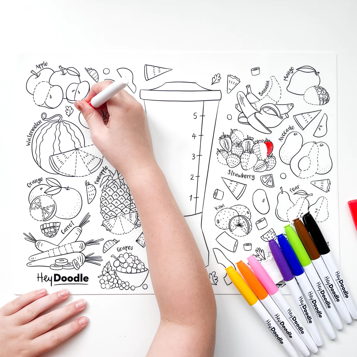 Hey Doodle - Reusable Silicon Activity Mat