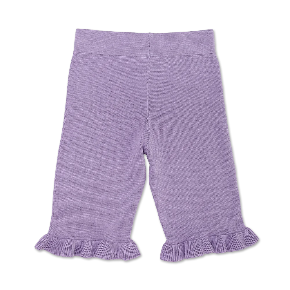 Grown organic frill pant - lilac