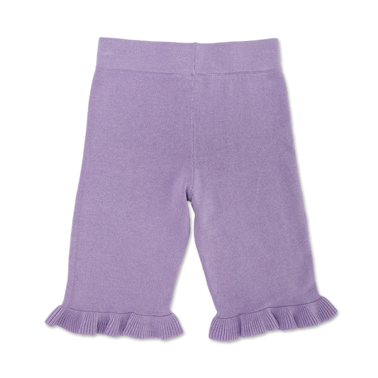 Grown organic frill pant - lilac