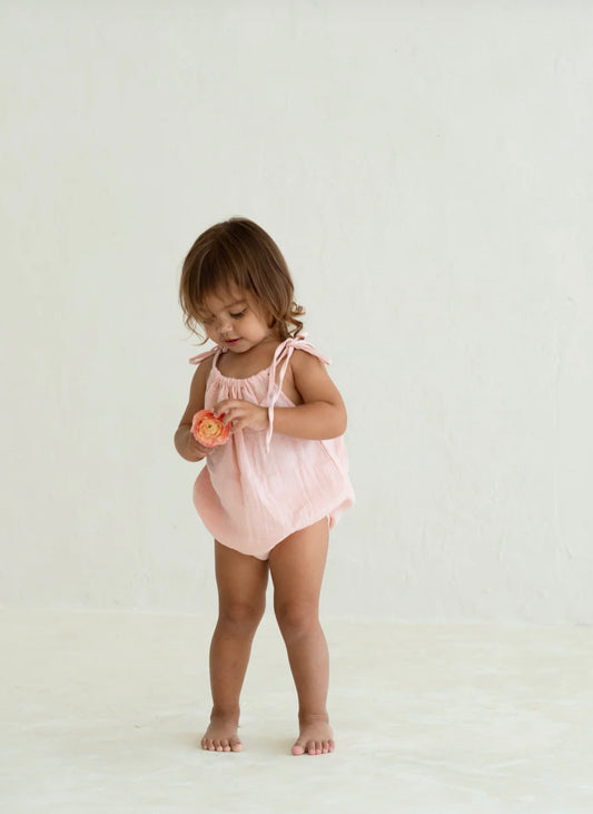 Lottie Romper - Peony