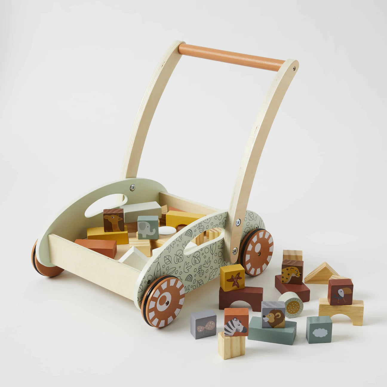 Zookabee - Baby walker with blocks