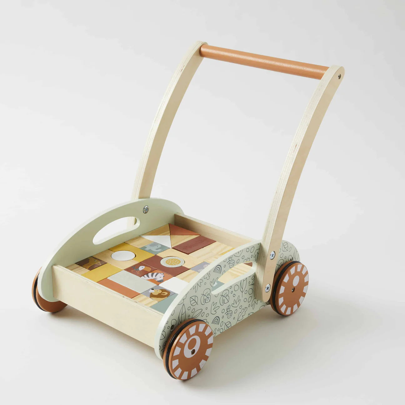 Zookabee - Baby walker with blocks