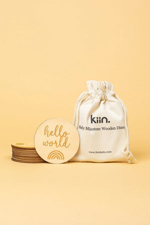 Kiin Baby wooden milestone discs