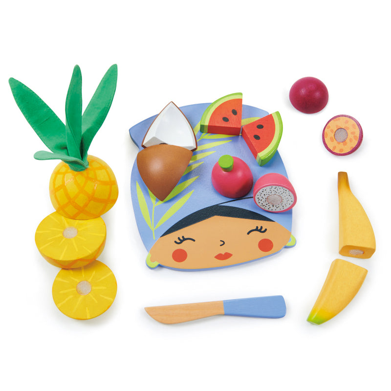 Tropical fruit chopping board