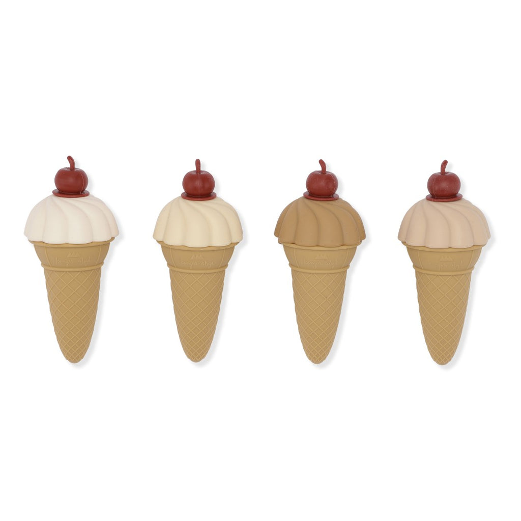 Silicone ice cream moulds