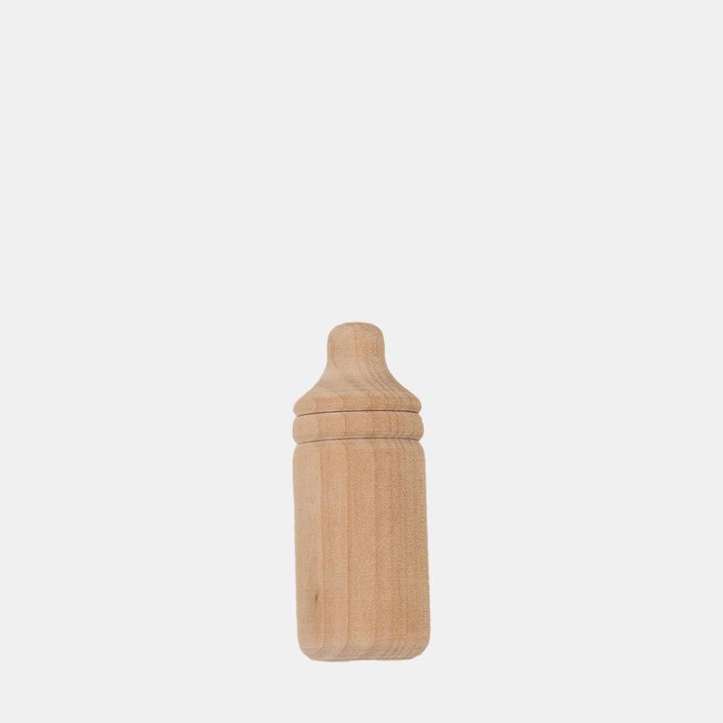 Wooden doll bottle