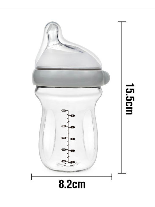 Glass baby bottle