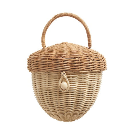 Olliella Rattan Acorn bag