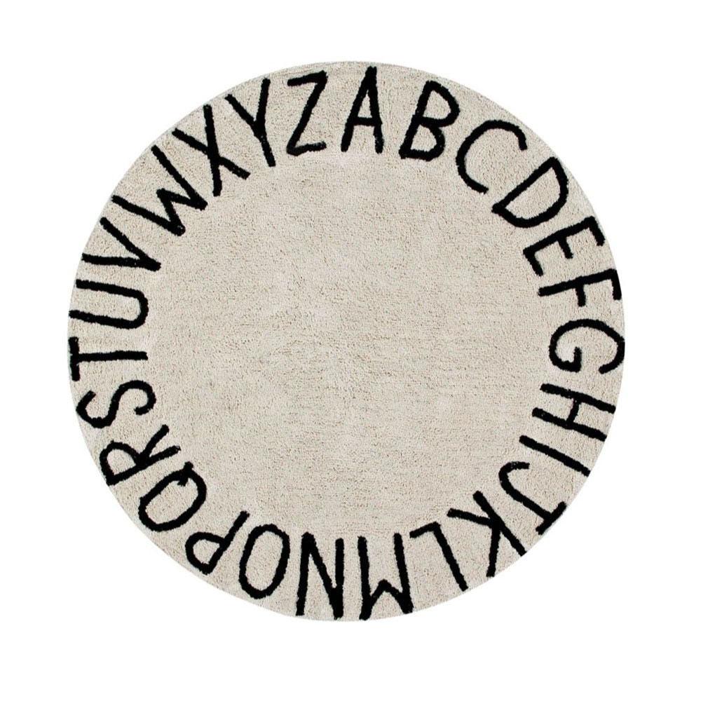 Lorena Canals Washable ABC round rug