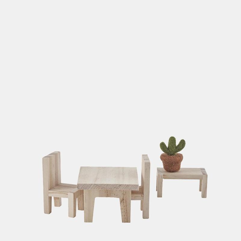 Pinewood dining set