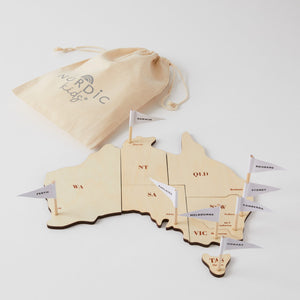 Map of Australia puzzle