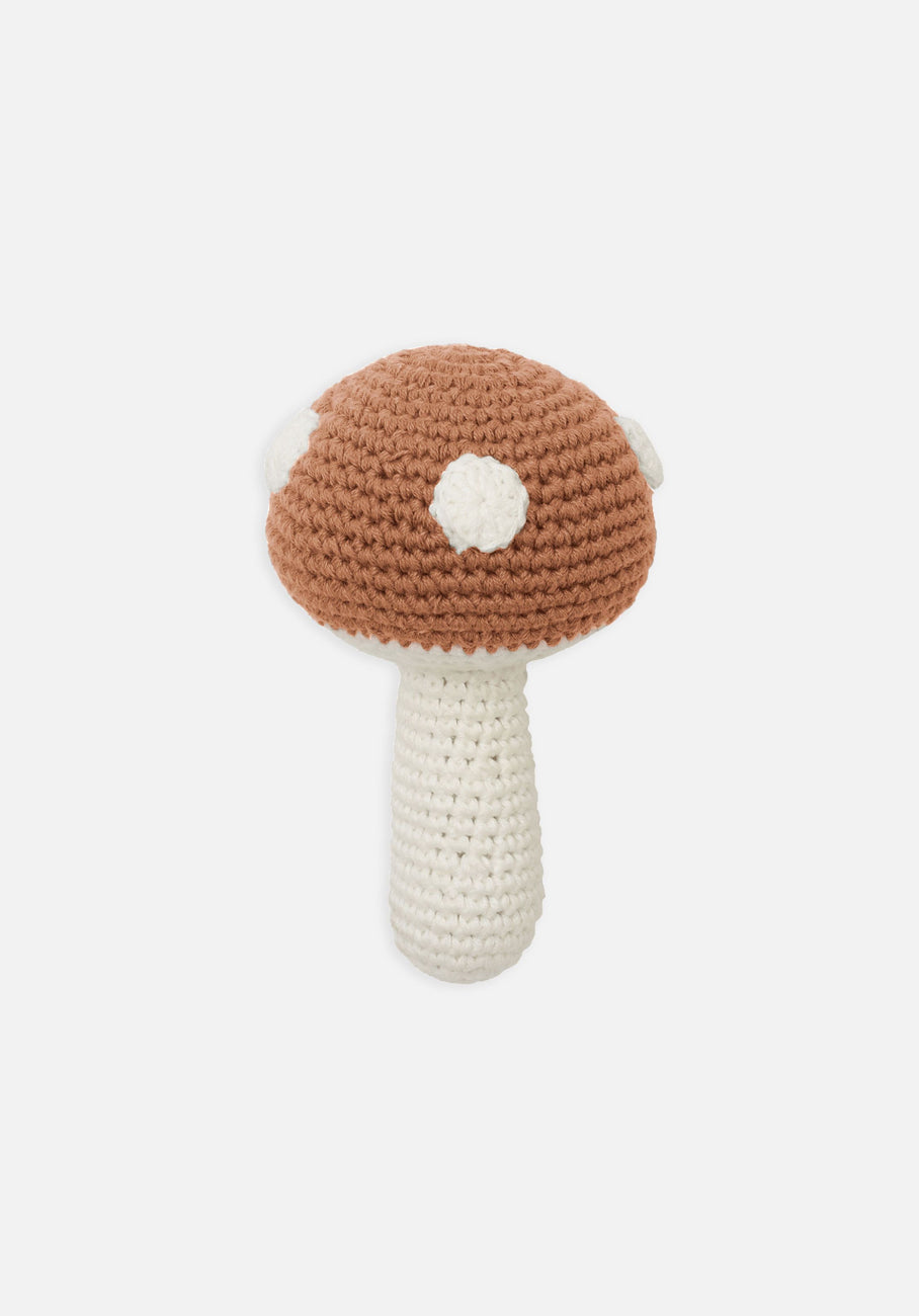 Mushroom rattle - assorted colours