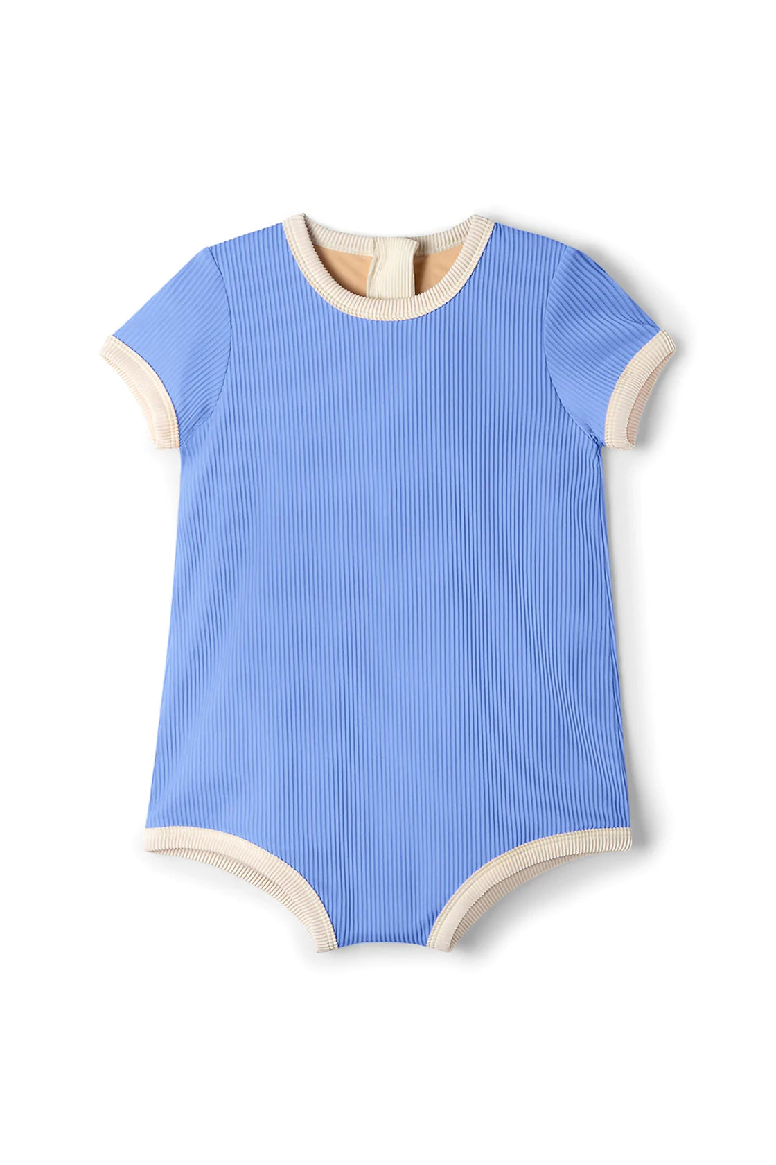 Mini Rib Onesie Bay Blue