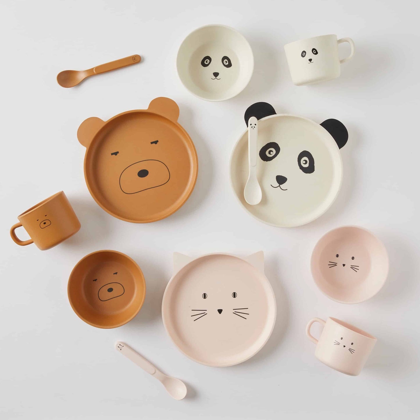 Animal Bamboo Dinner Set