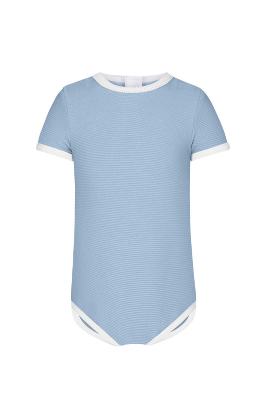 Mini rib onesie - Sky