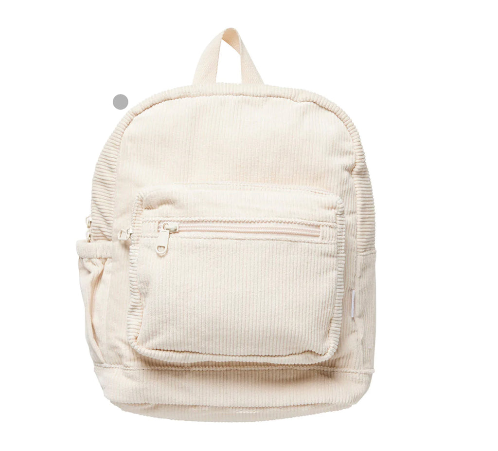 Corduroy Backpack - Cream