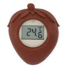 Silicone Strawberry Bath Thermometer