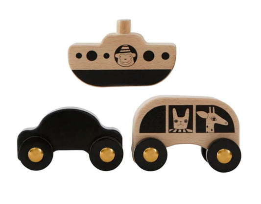 Car and boat stacking Toy - Set