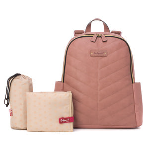 Gabby Vegan Leather Backpack Dusty Pink Bag