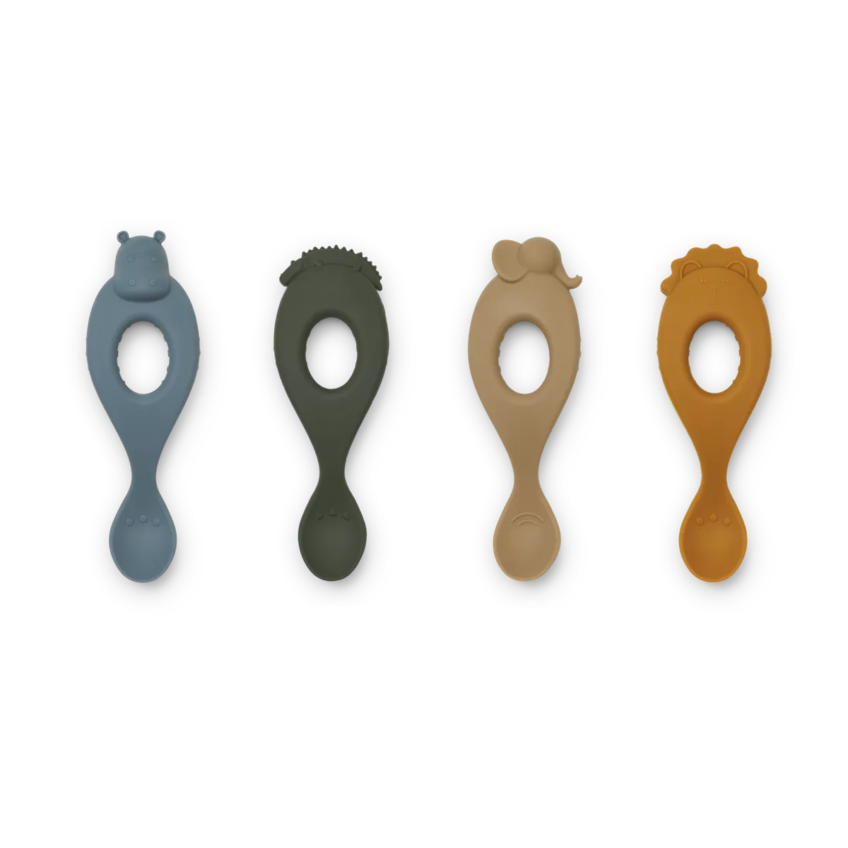 Liva silicone spoon 4 pack