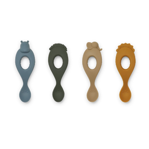 Liva silicone spoon 4 pack